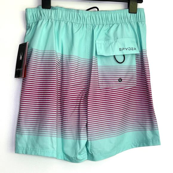 NWT Spyder UV Protection Lined Swim Shorts - Picture 2 of 9